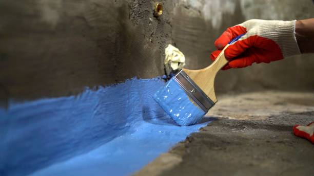 Commercial Emergency Waterproofing project at a Woodbury, NY business property by SJ Waterproofing Pros